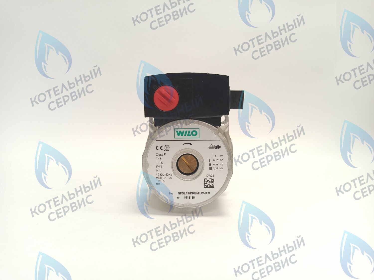 PH-W21CW41-WL59-Комп Двигатель насоса (без улитки) (12/4.1, 15/4.1) WILO 59w NFSL 15/4.1  (21мм по часовой) 