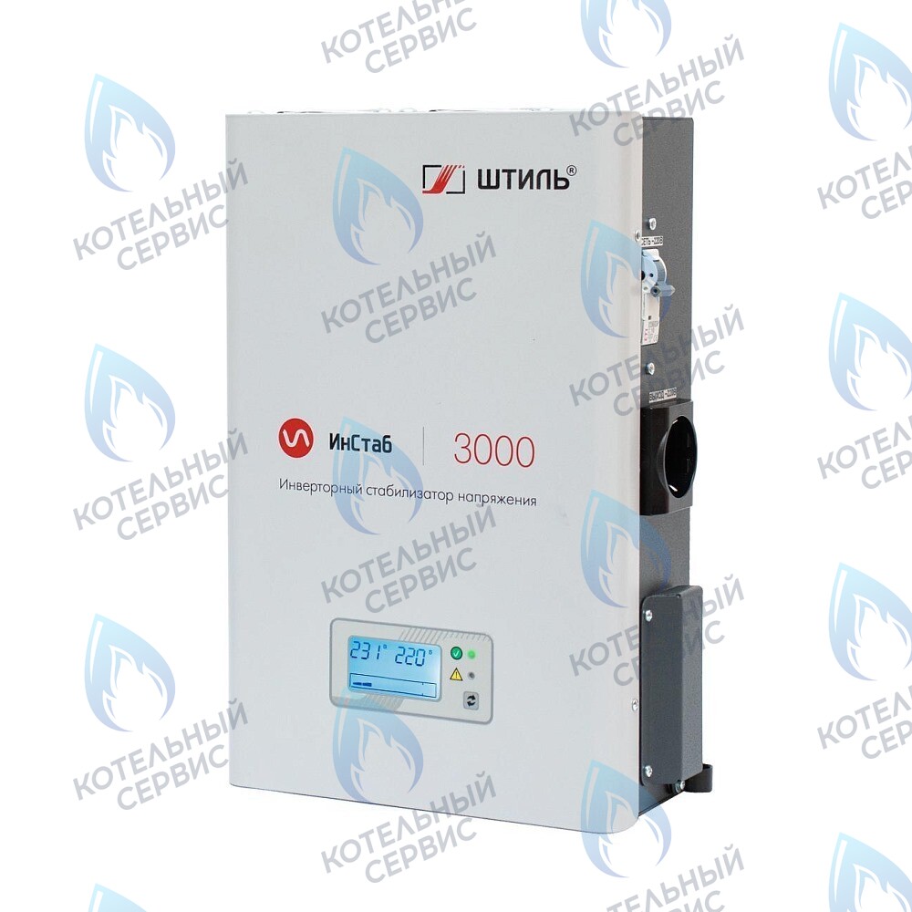 IS3000 (230В) Стабилизатор однофазный Штиль ИнСтаб IS3000 (230В) (3000 ВА/2500 Вт, инверторный) 
