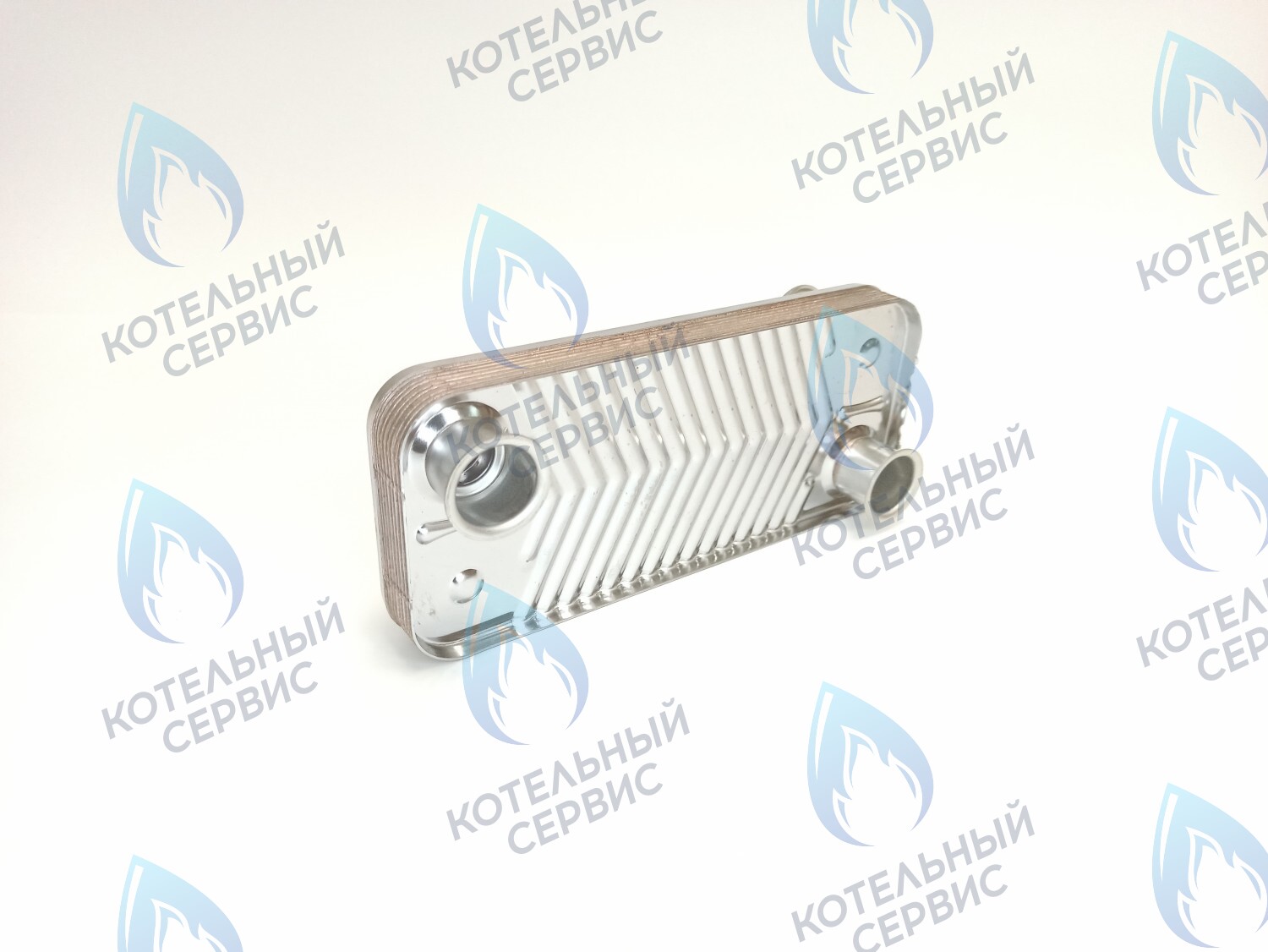 30004993A Теплообменник ГВС (вторичный) 8 пластин Navien Deluxe 13-20K 