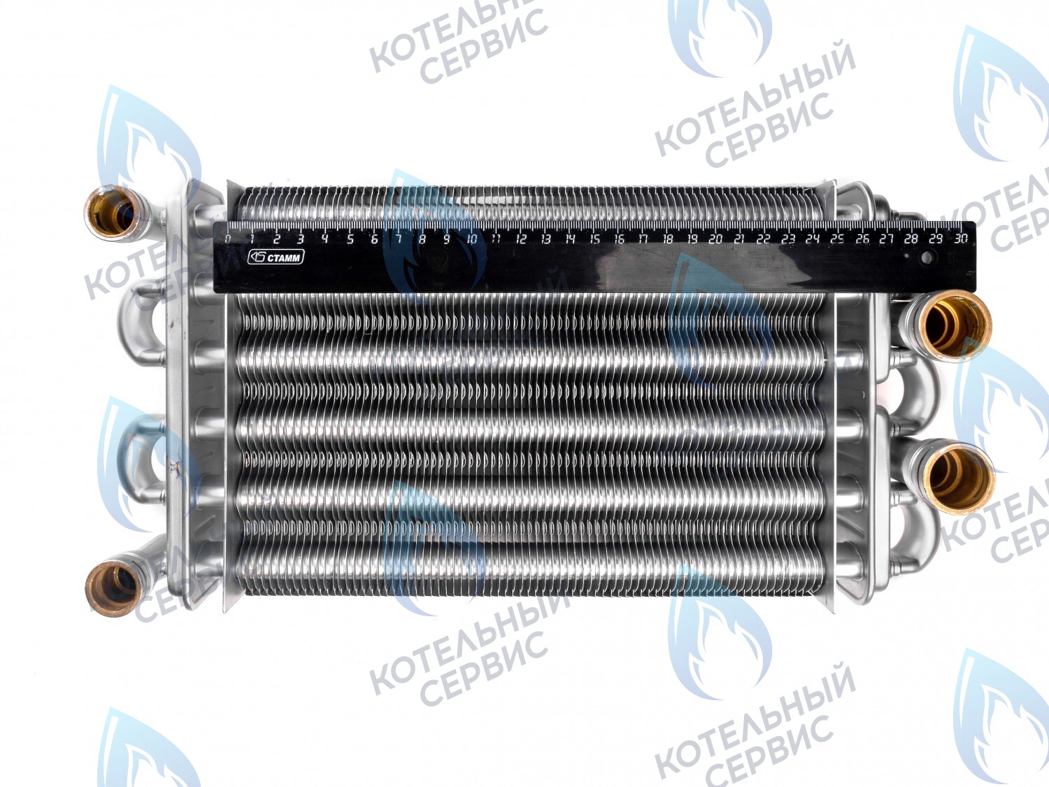 L44925 Би-термический теплообменник 24кВт (252мм трубки 18/12мм для котлов после 07/2013) ROC 