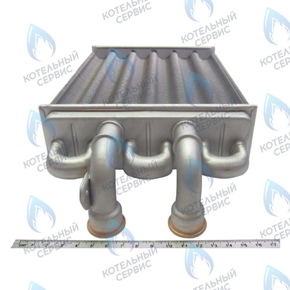 5700520 Теплообменник битермический 225мм four 18F BAXI 