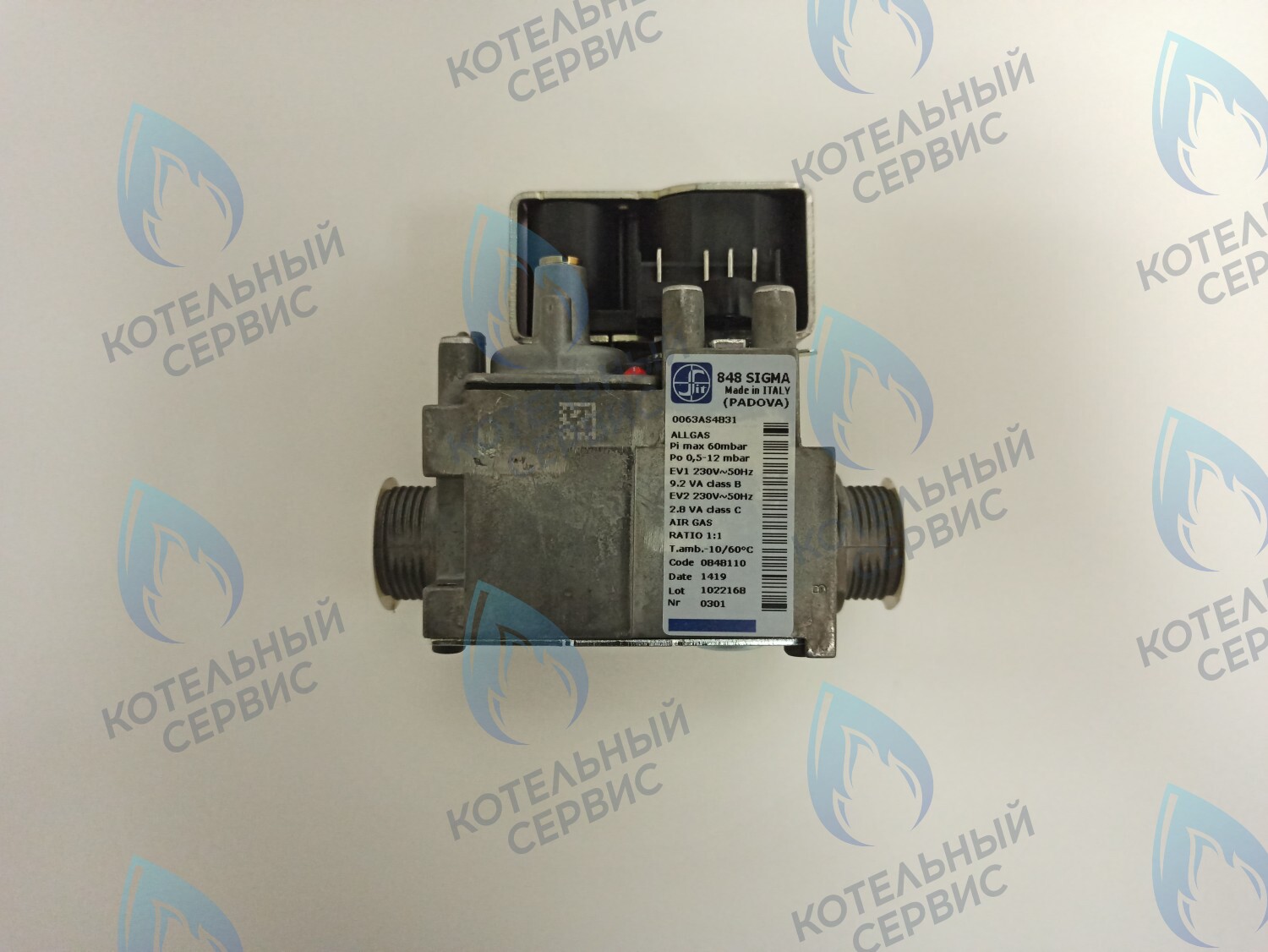 BI1293 104 Клапан газовый SIT 848 0848110 (0.848.110) BIASI M110B.24SM/C M110B.32SM/C M110B.24SR/C  (BI1293 104) 