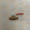 S323110023 Кран шаровой 1/4" короткий шток (TA-13~30, World Plus 13~30) KITURAMI 