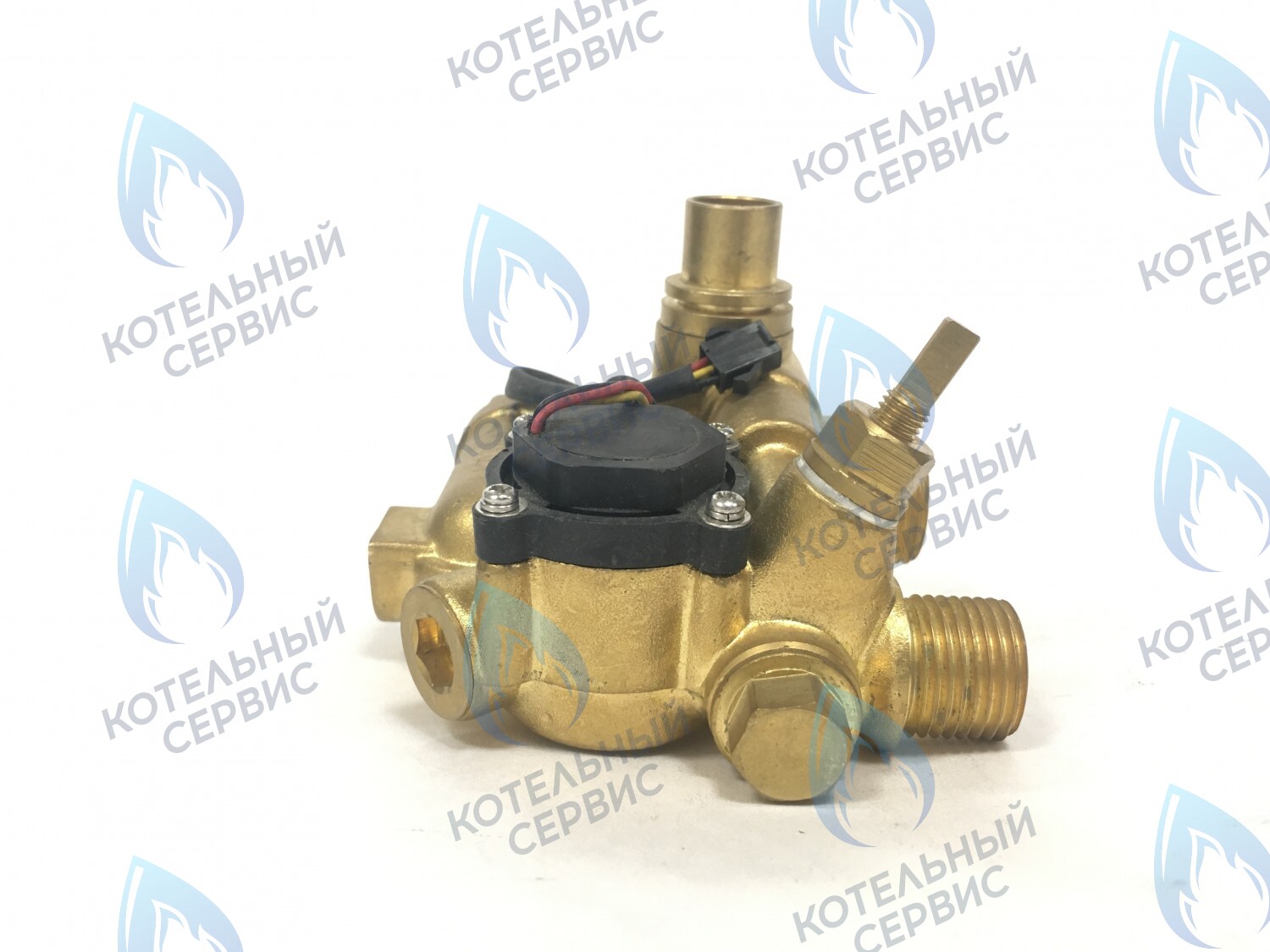 03-4004 Кран подпитки в сборе с кран-буксой и датчиком расхода воды GAZECO 18 / 24 -C-2, -T-2 