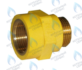 Вставка диэлектрическая для газа 3/4"x3/4" г/ш, (ИСНВ Ду-20) TIM