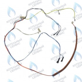 Проводка электрическая низковольтная (разъем платы x4 к модулятору, датчику NTC, гидр. прессостату, термостату перегрева) BAXI