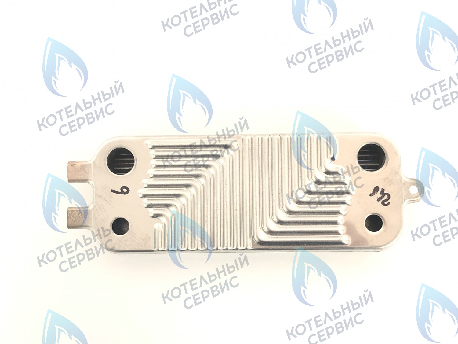 87186446230 Теплообменник  вторичный пластинчатый ГВС 12 пластин  BOSCH WBN6000/2000 12C/18C 