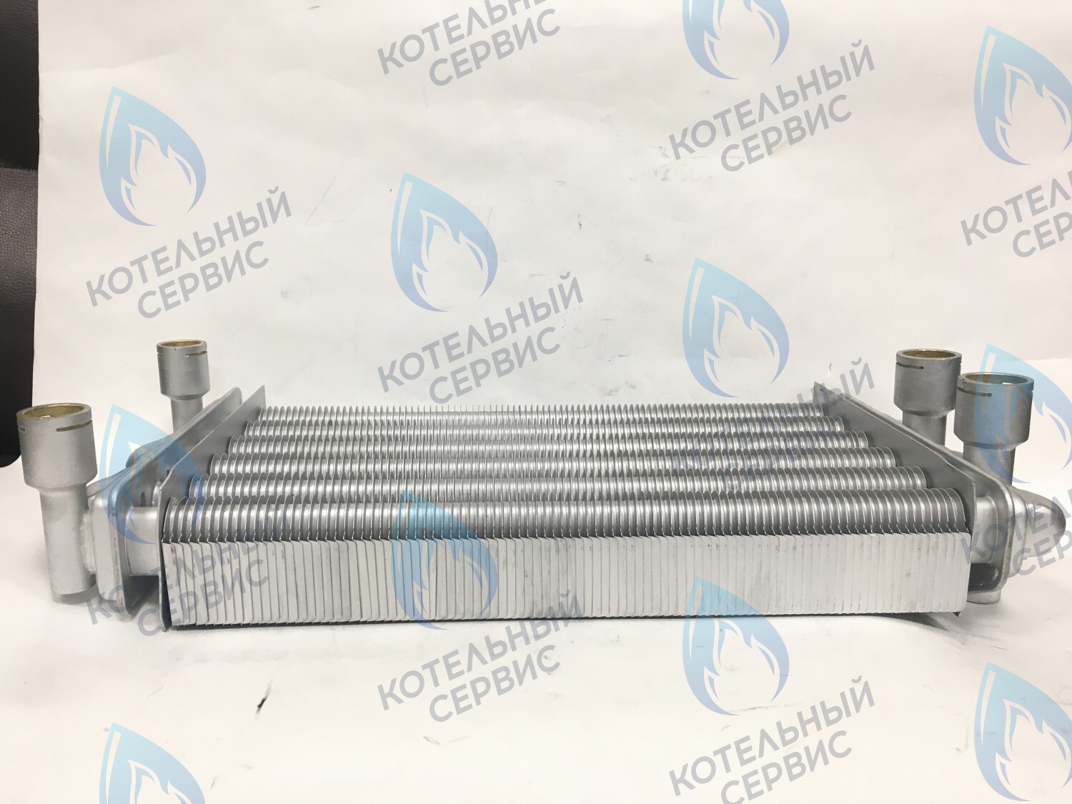 02-2003-01 Теплообменник битермический 30кВт 310мм (до 2007 года, компл-ть 05-2029-01 - 2шт.) GAZLUX 