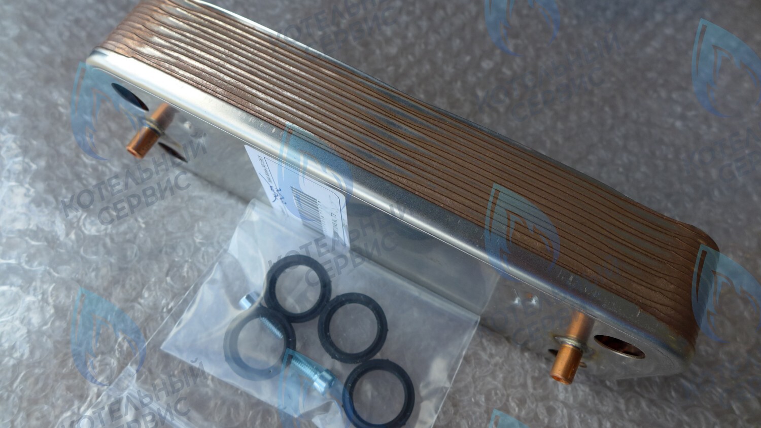 6SCAMPIA08 Теплообменник ГВС 14 пластин (комплект с прокладками и винтами) Fondital MINORCA PLUS CTFS-CTN 24 CU 