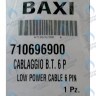 710696900 Проводка электрическая низковольтная    (от разъем платы Х4 к термостату перегрева, датчику NTC отопления, пневмореле) BAXI 