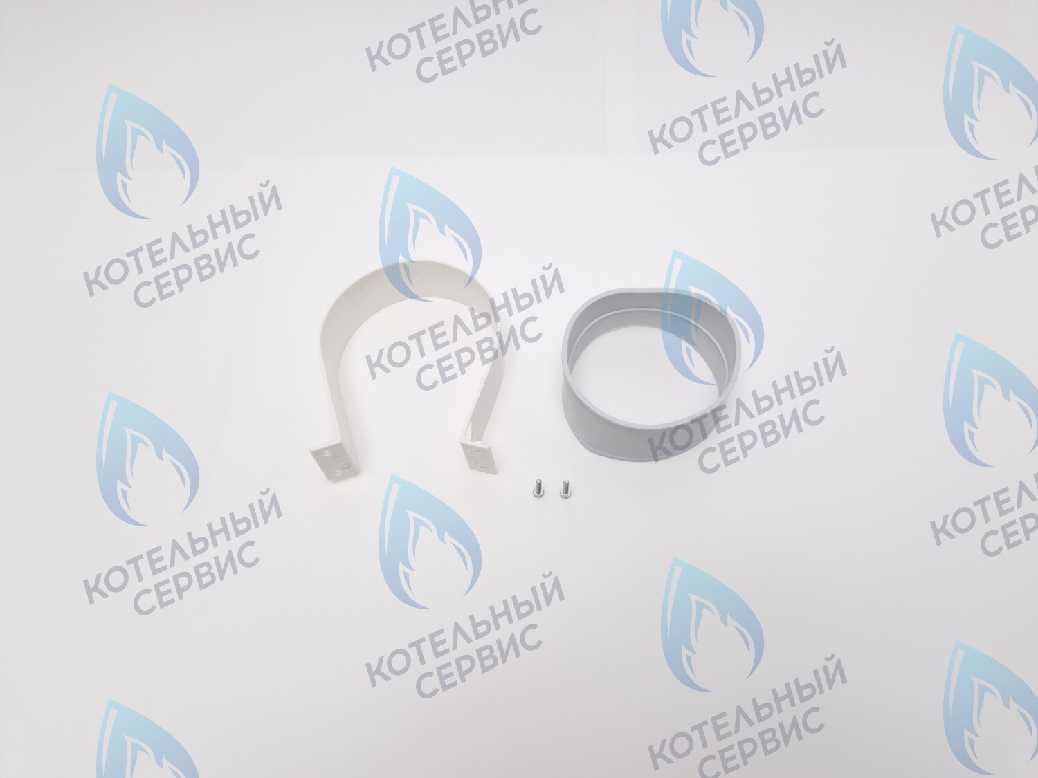 A01.015.000207 Хомут пластиковый для коаксиального дымохода Ø100мм 