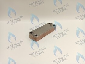 Теплообменник  ГВС  вторичный 12 пластин BAXI (711612800), Protherm (0020119606), FONDITAL (6SCAMPIA07)