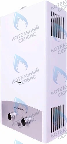 310.01 Водонагреватель газовый проточный (серая накладка) Премиум 10л GENBERG 