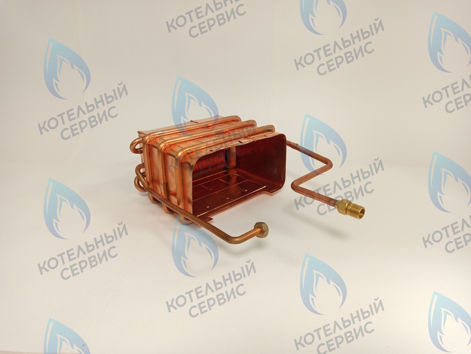 GHE02 Медный теплообменник для газовой колонки Genberg ЛЮКС 