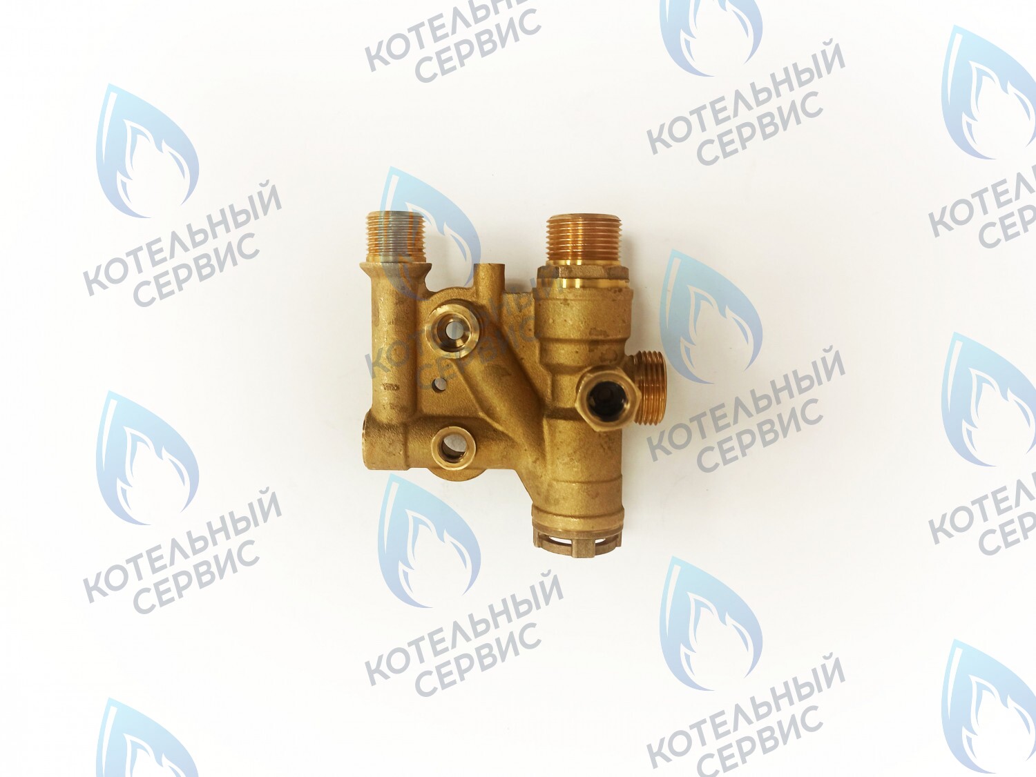 03-4019-02 Клапан трехходовой (старый, шток 53,5мм) GAZECO 18 C2/T2, 24 C2 /T2 Исполнение 2 (123) (после 07.14 г. до 05.16 г) 