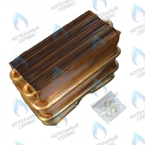 87054063230 Теплообменник U032-24K/ZS24-2 DH/ZW24-2 DH BOSCH 