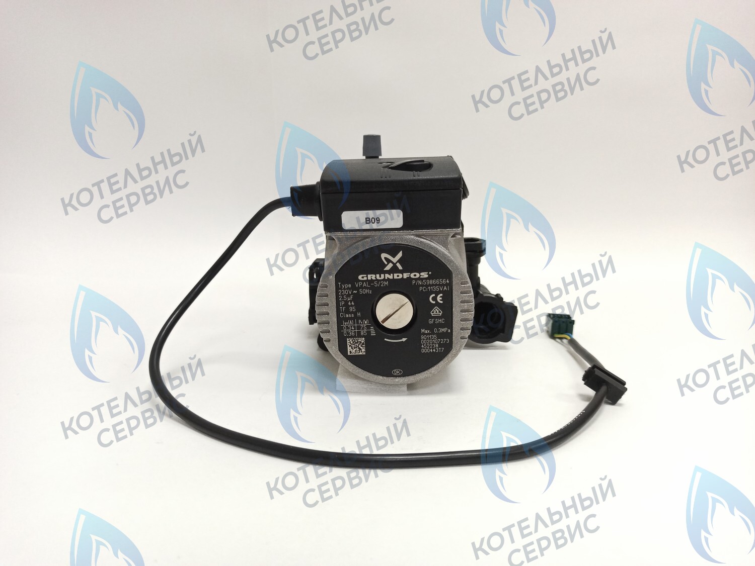 PMV01AG50-GR85-3PIN-Комп Насос циркуляционный GRUNDFOS VPAL-5/2M 85W для VAILLANT (0020014171) 