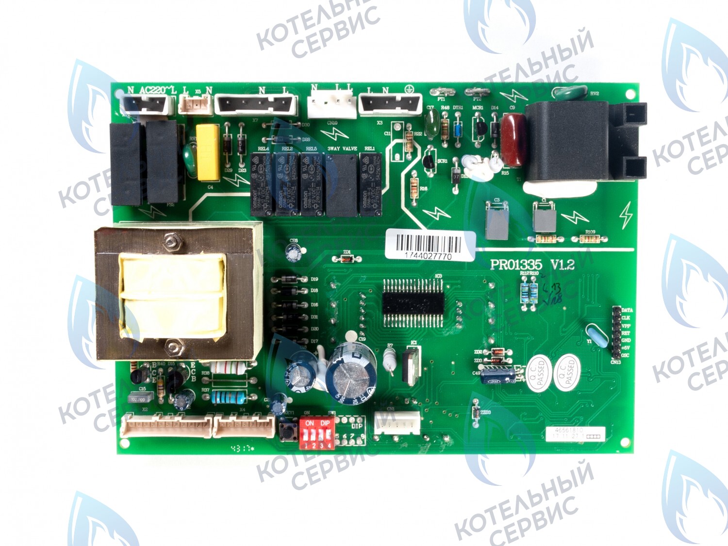 CB018 Плата управления (прямоугольная) PR01335 V1.2 Ferroli Fortuna Pro F/C (универсальная)  (46562200) 