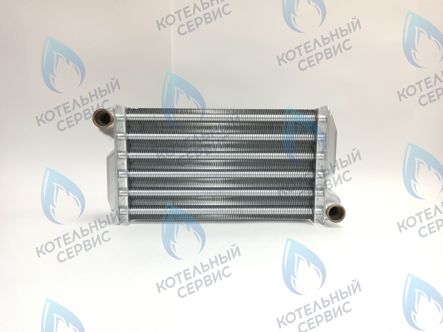 EM001-295 Теплообменник первичный основной 295мм (с клипсой датчика перегрева) подходит для  Baxi Eco 3, Luna 3, Luna Comfort 240 i-Fi 620860/5681190, Westen Star Digit 240 i-Fi, Hi-Therm OPTIMUS 36кВт 