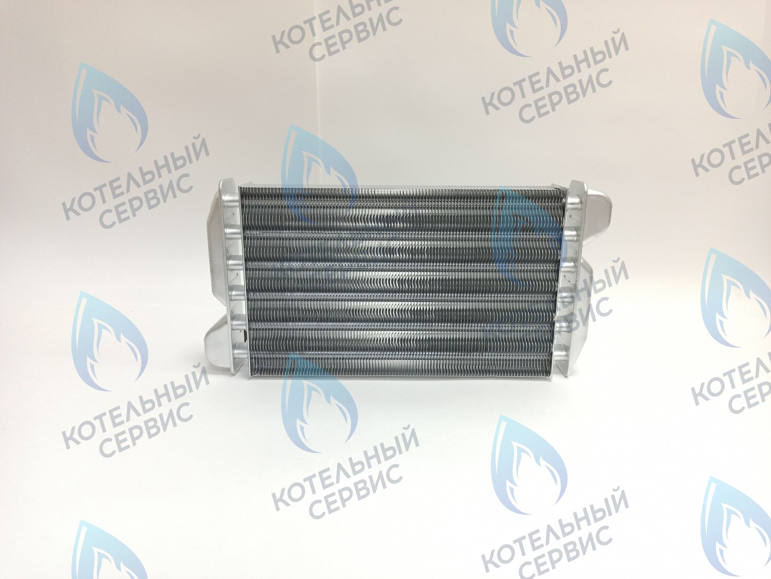 EM001-295 Теплообменник первичный основной 295мм (с клипсой датчика перегрева) подходит для  Baxi Eco 3, Luna 3, Luna Comfort 240 i-Fi 620860/5681190, Westen Star Digit 240 i-Fi, Hi-Therm OPTIMUS 36кВт 