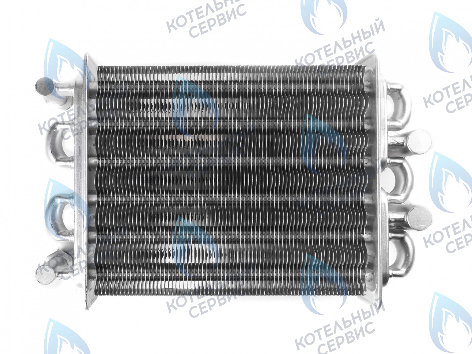 EB044-230 Теплообменник битермический 230мм 223мм (наружный-внутренний) KoreaStar Ace 24 (KS90263870), Ferroli Domina PRO 24 (398063870) 