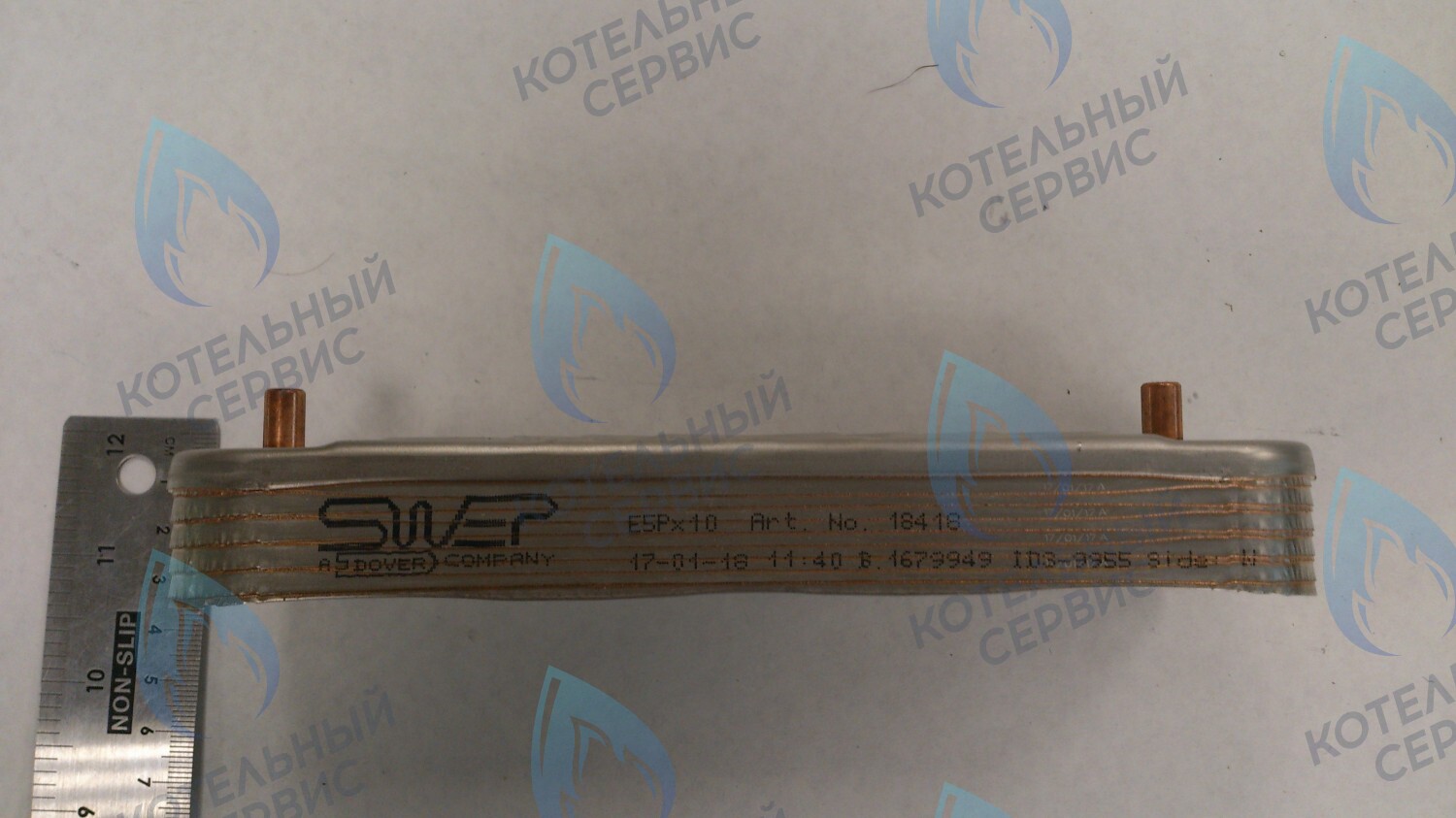 63041310091P Теплообменник ГВС пластинчатый вторичный 10 пластин (PLATE HEAT EXCHANGER) BAXI 