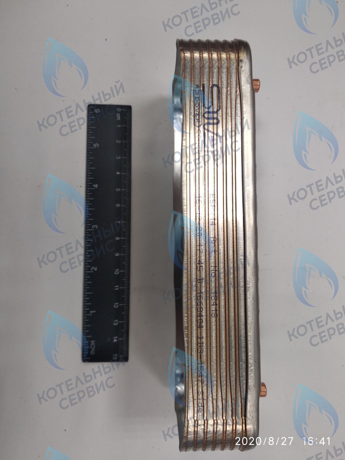 63041310441P Теплообменник ГВС пластинчатый вторичный 14 пластин (PLATE HEAT EXCHANGER) BAXI 