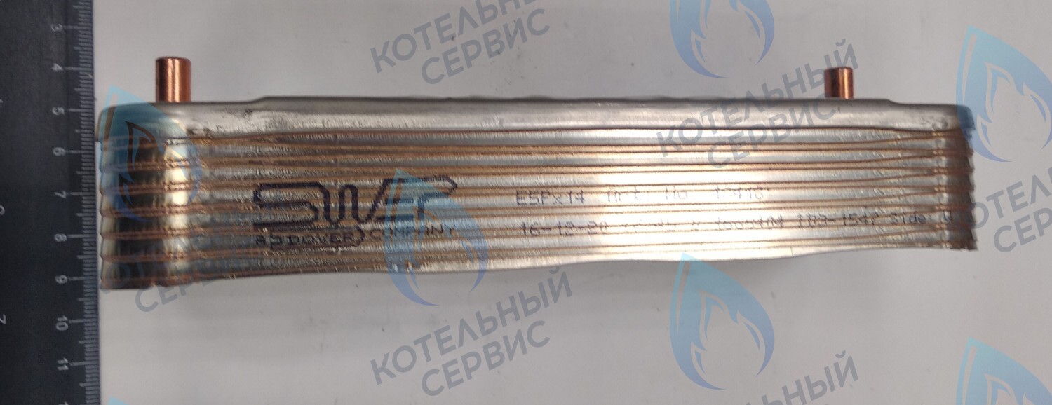 63041310441P Теплообменник ГВС пластинчатый вторичный 14 пластин (PLATE HEAT EXCHANGER) BAXI 