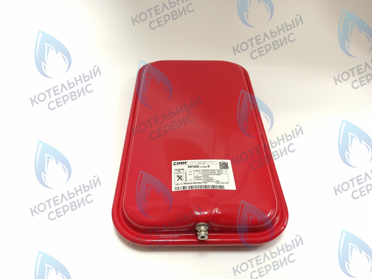 ET029-06L-CM Расширительный бак 6л (плоский) клипса Baxi MAIN-5 14-24 F (710471200) 