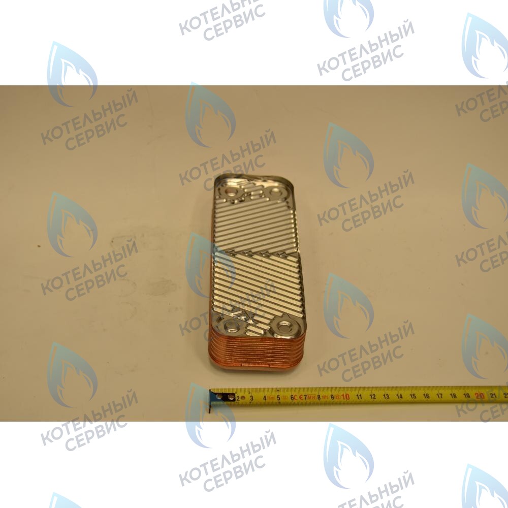 711613000 Теплообменник ГВС пластинчатый вторичный на 14 пластин ( с августа 2014 года) BAXI 