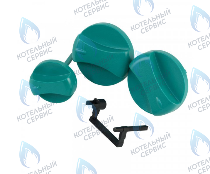 114286 Ручки управления (комплект 3шт) VAILLANT 