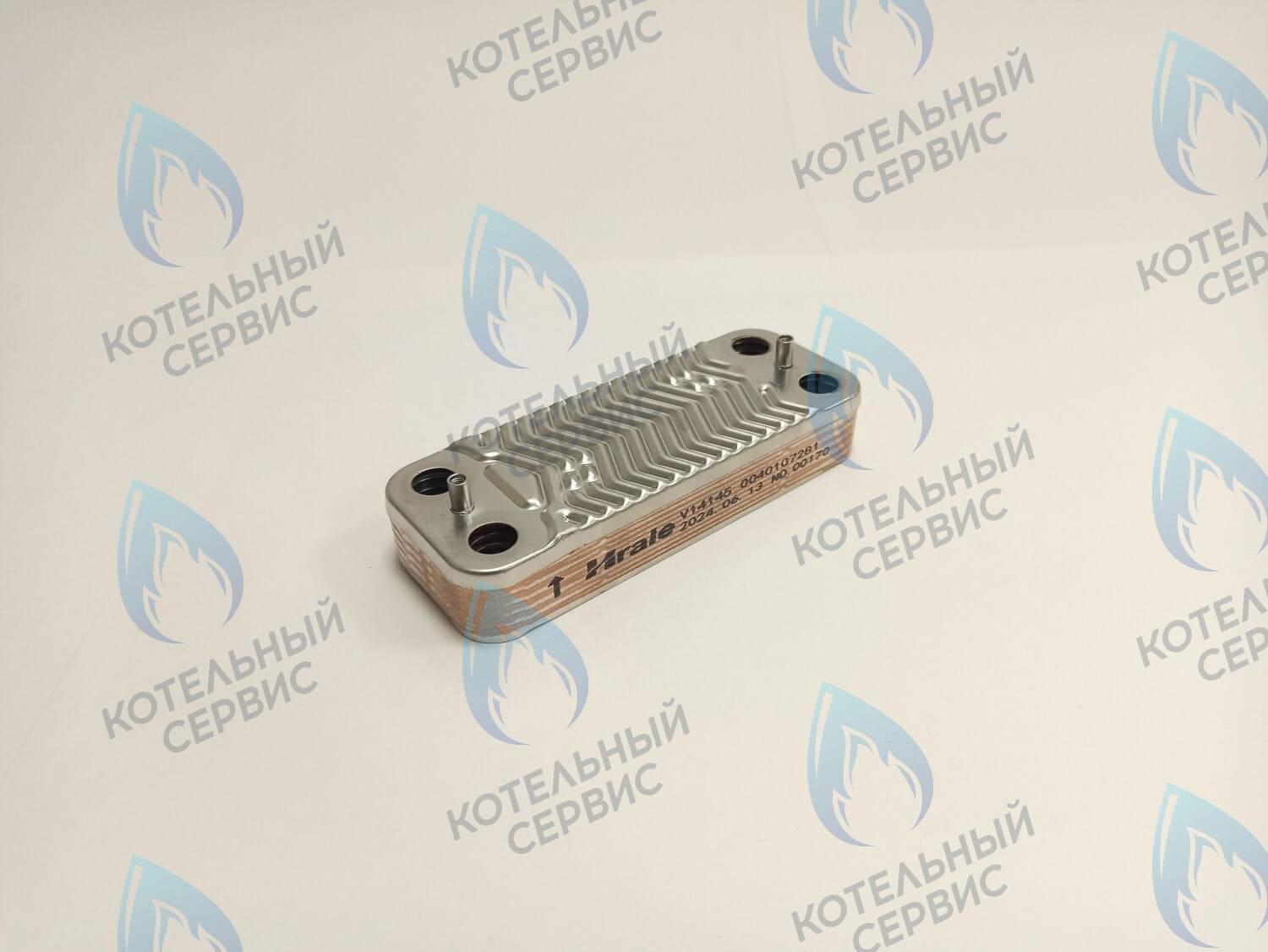 0040107281 Пластинчатый теплообменник ГВС 12 пластин Haier Urban 24 кВт 