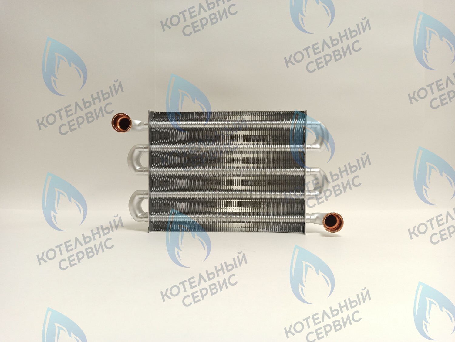 EM042-230 Теплообменник первичный (основной) (крепление - клипсы) FERROLI FORTUNA PRO, DIVABEL, VITABEL (398002570, 902607270) 