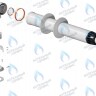 KTL-01-1 Коаксиальный комплект дымохода 60/100 1м KRATS (универсальный, все кроме Immergas/Navien) 
