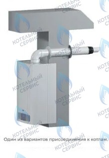 KTL-01-1 Коаксиальный комплект дымохода 60/100 1м KRATS (универсальный, все кроме Immergas/Navien) 