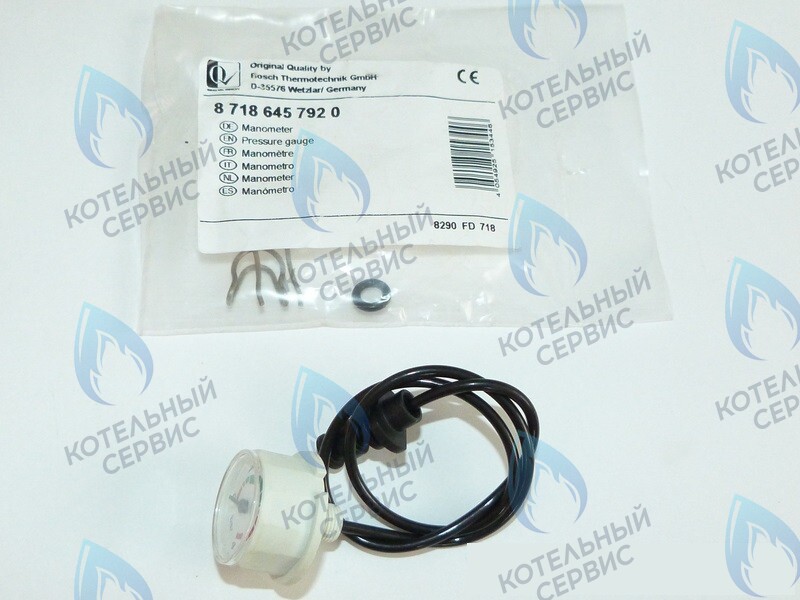 87186457920 Манометр с трубкой BUDERUS 