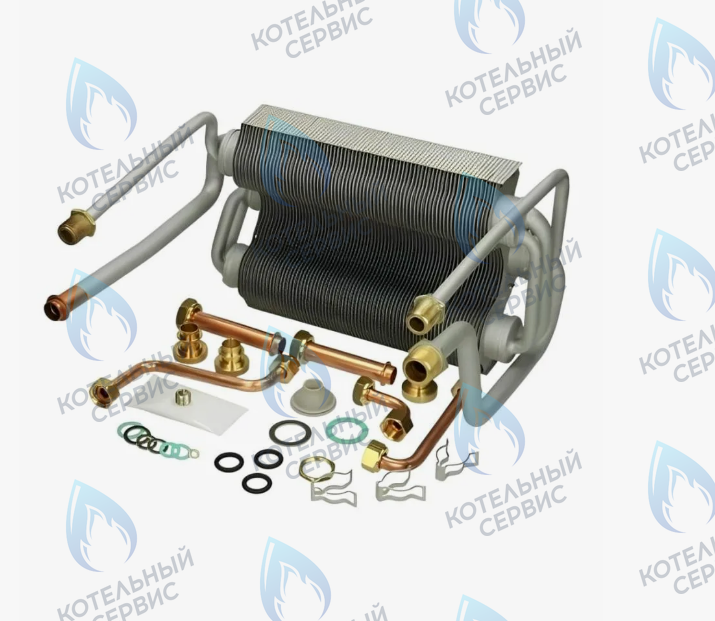 39830930 Теплообменник битермический KIT PACCO UN.24kW S/GRUPPO H2O FERROLI 