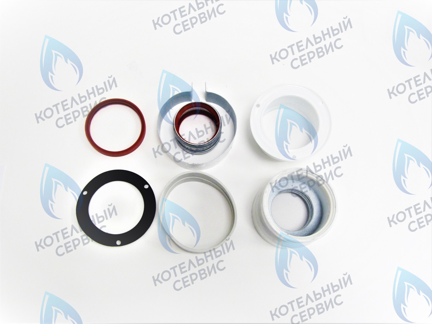 KIT311X0 Комплект патрубков для раздельной системы дымоудаления D80/80 (Wert) 