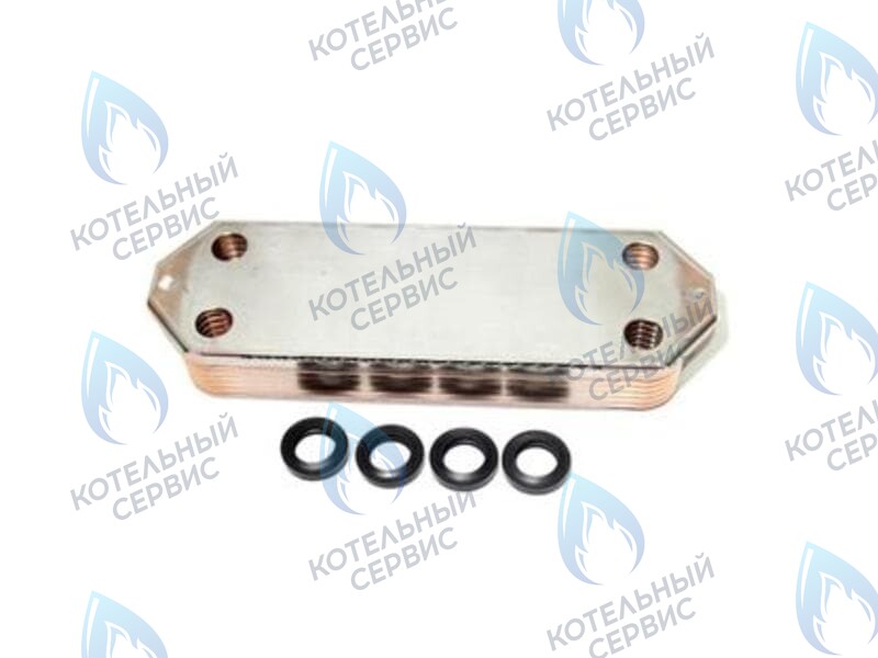 7822799 Теплообменник пластинчатый (вторичный) 14 пластин для котлов Viessmann Vitopend 100-W WH0A 