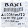 5213370 Термоизоляционная панель передняя BAXI 
