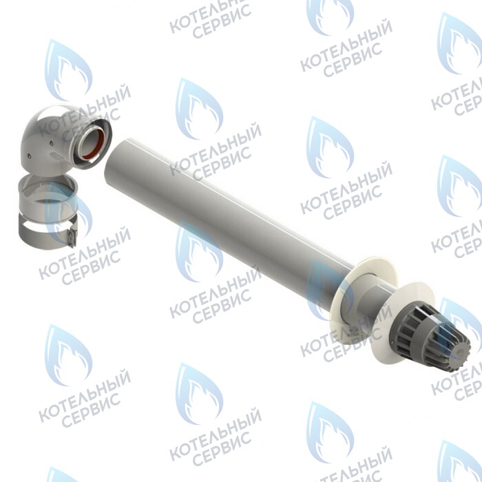 T03.001.001310 Комплект коаксиальных труб Ø60/100мм для котлов GAZECO, L=1м 
