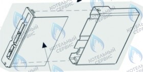 Блок управления с корпусом (старый) с 2010 г по 2013 г. (датчик давл. воды) CELTIC-DS PLATIMUN (все модели)
