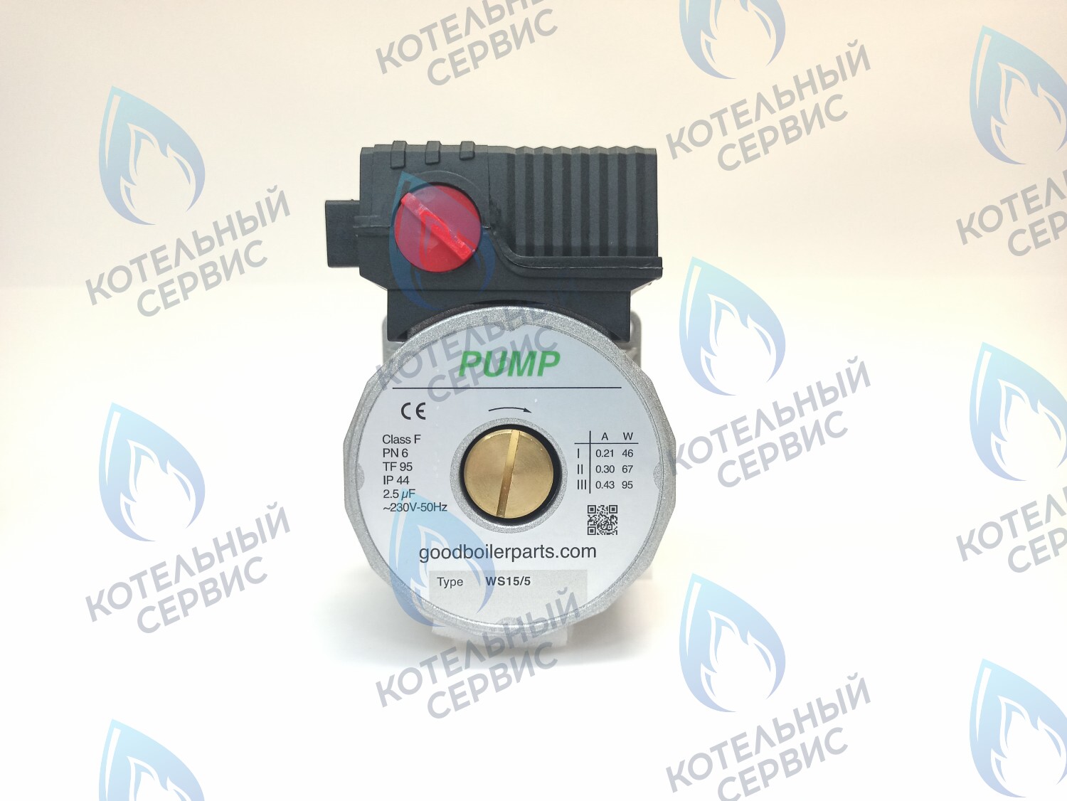 PH-W21CW50-GW95 Двигатель насоса PUMP WS15/5 (без улитки) (по часовой стрелке) 15/5 (замена WILO KSL/NFSL 15/5) 