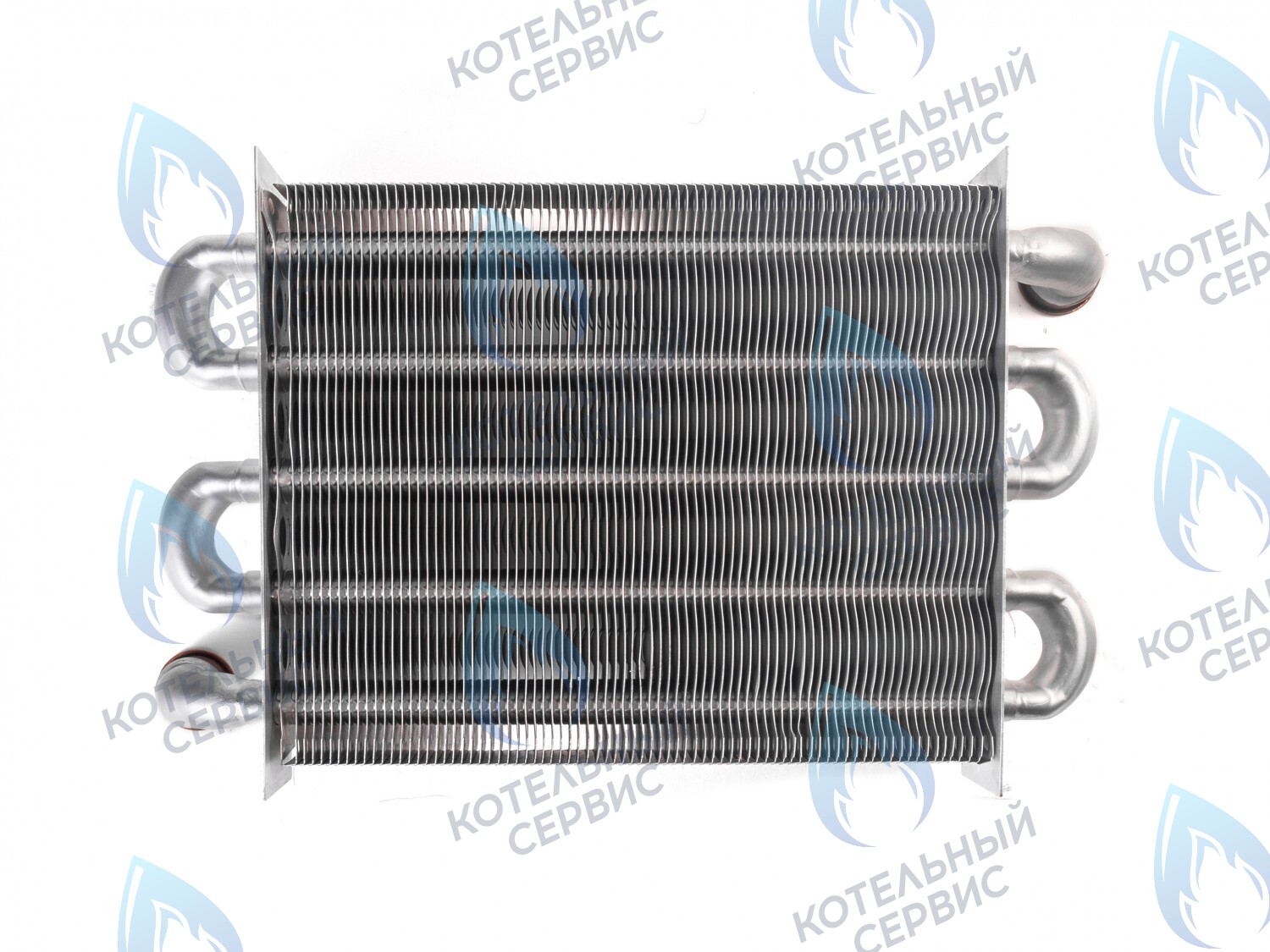 398002570 Теплообменник первичный (основной) (крепление - клипсы) Ferroli Fortuna Pro F13-F24 (398002570,398615500) 