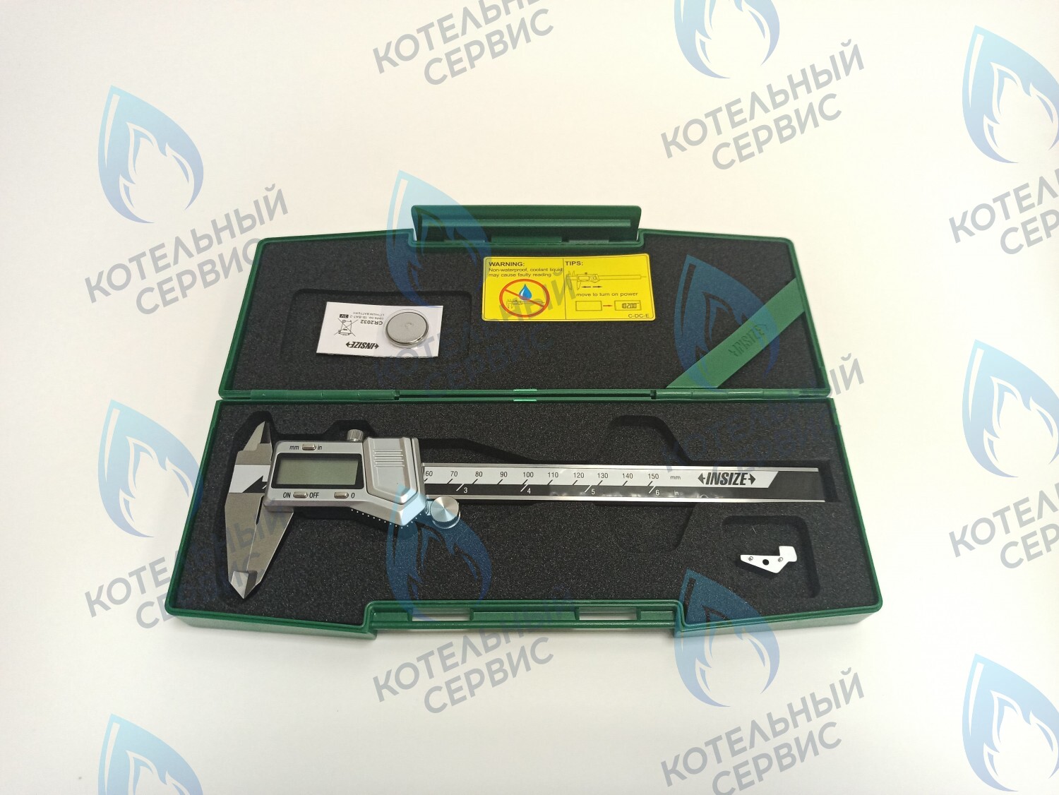 ZK004-150 Штангенциркуль металлический INSIZE 0-150мм с ЖК дисплеем 