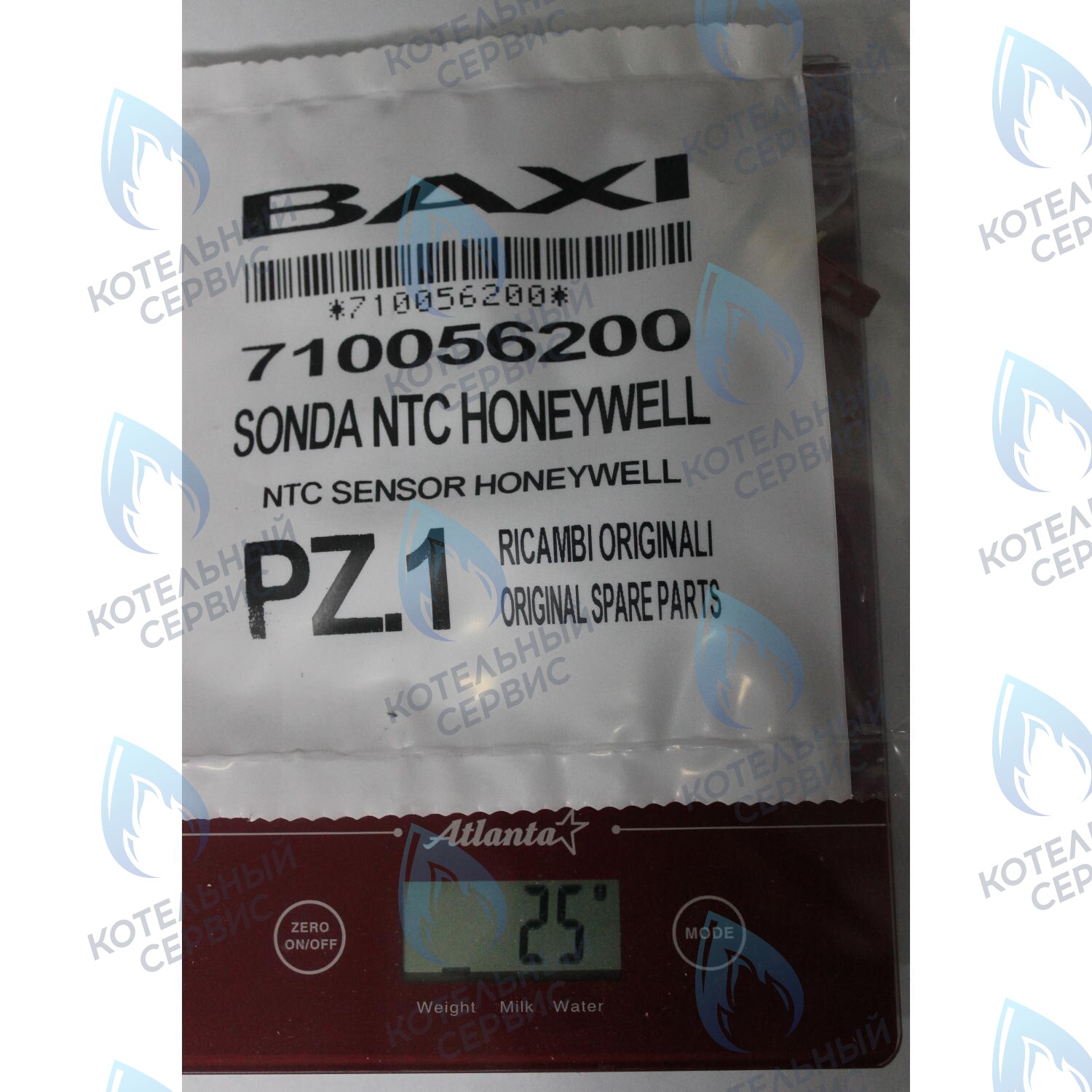 710056200 Датчик температуры ГВС NTC (погружной, клипса) BAXI ECO (Compact, 4s, 5 Compact) FOURTECH (артикул 721309400, 710056200) 