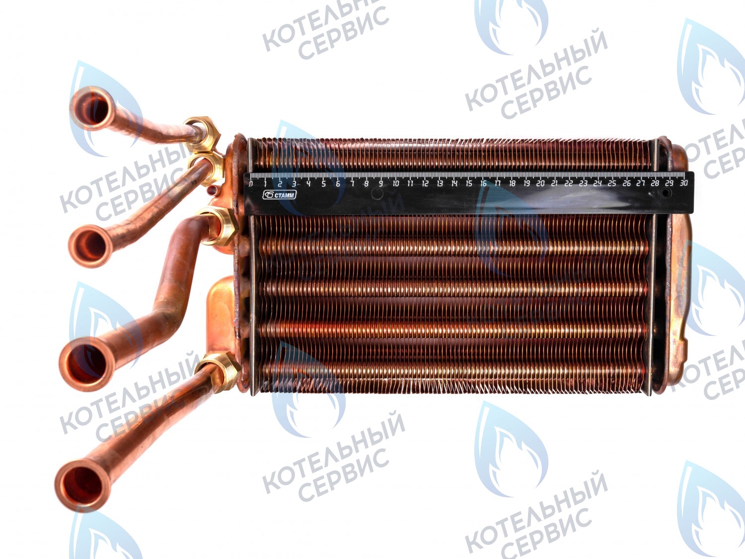 EB031-280 Теплообменник битермический Bosch Gaz 4000 W ZWA24-2K(A), Buderus Logamax U052/54 K U042/44  U022/24 K 24Квт (87154065460) 