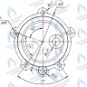 1210 Мембрана Beretta AQUA; BAXI SIG-2; Innovita 11, 14 (Ø51 мм) аналог 