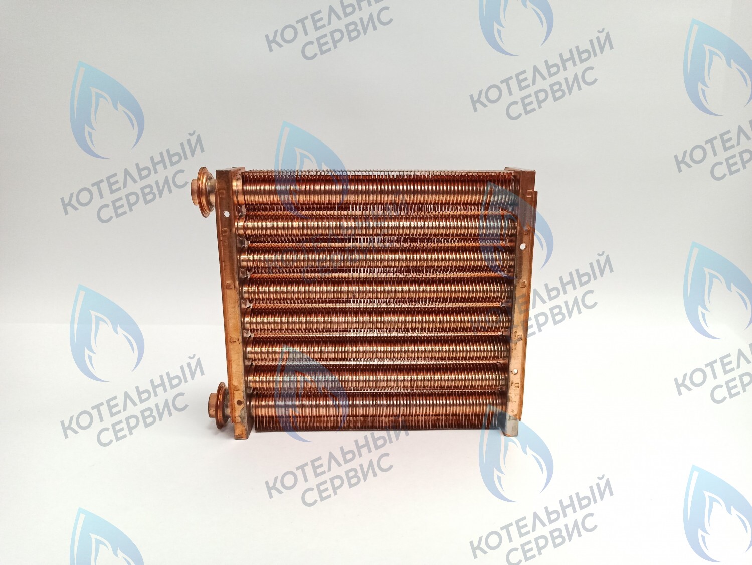 EM052-195-02 Теплообменник основной (первичный) (МЕДНЫЙ) Navien (с белыми прокладками в комплекте) Deluxe Е 10-24K (30021953A) 