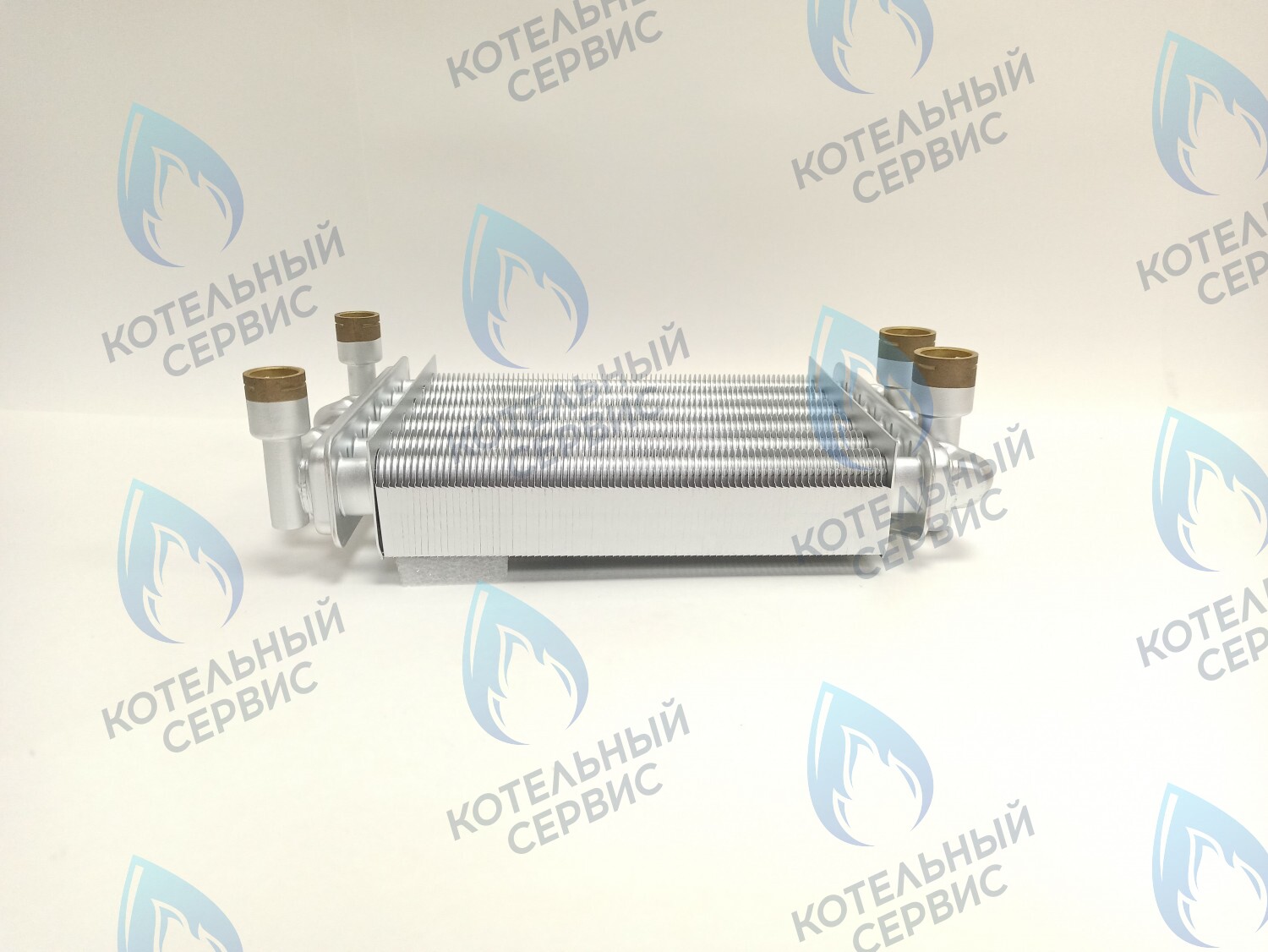 EB011-210 Теплообменник битермический 18кВт 210мм GAZECO 18-T1/-C1 (до 05.2016) (02-4001) 